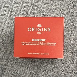 Origins GinZing Gel Cream in Vibrant Red Packaging